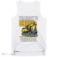 Im Ready To Crush Preschool Boy First Day Of Preschool Tank Top thumb 0
