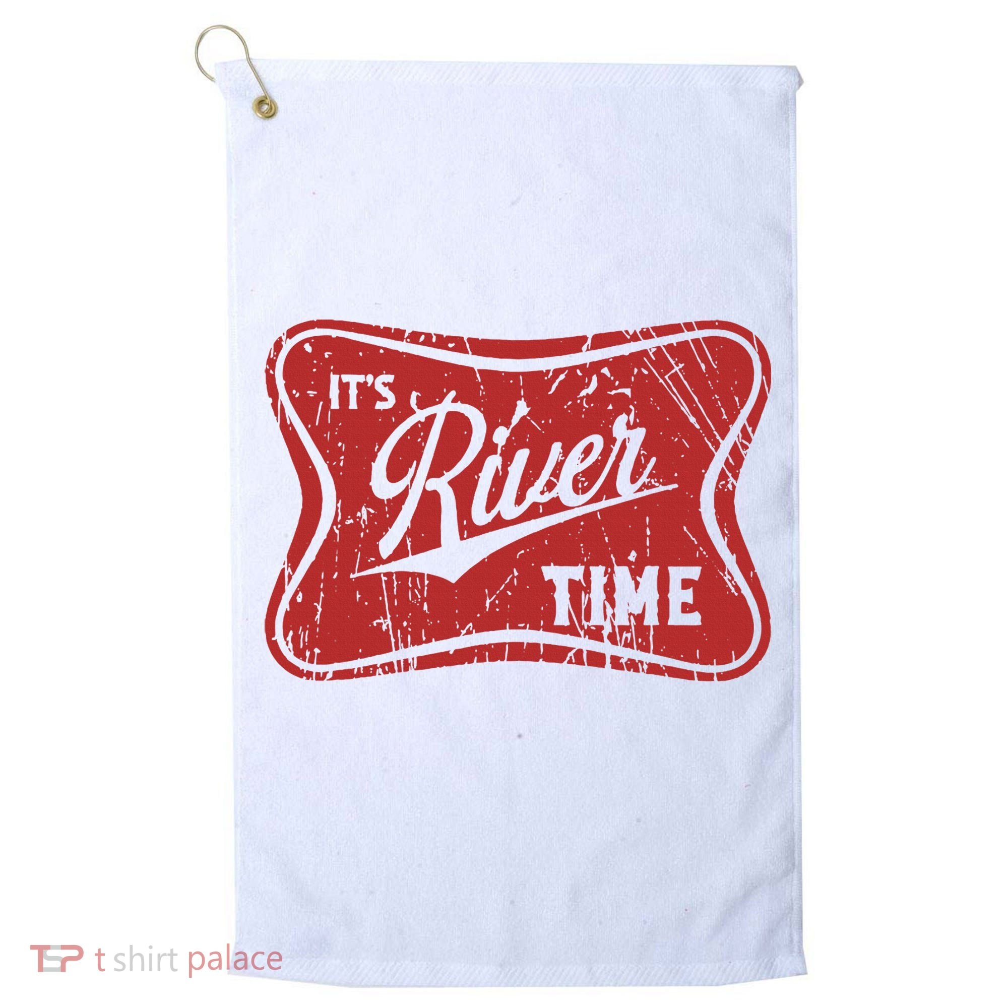 ItS River Time River Vibes Golf Towel