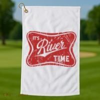 ItS River Time River Vibes Golf Towel thumb 1