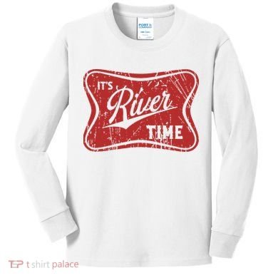 ItS River Time River Vibes Kids Long Sleeve Shirt