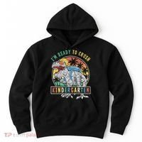 I'm Ready To Crush Kindergarten Dinosaur First Day Of School Hoodie thumb 0