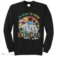 I'm Ready To Crush Kindergarten Dinosaur First Day Of School Sweatshirt thumb 0