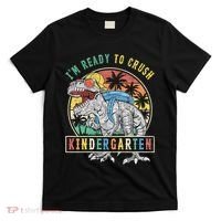 I'm Ready To Crush Kindergarten Dinosaur First Day Of School T-Shirt thumb 0