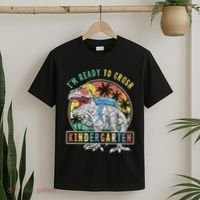 I'm Ready To Crush Kindergarten Dinosaur First Day Of School T-Shirt thumb 2