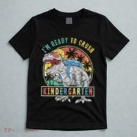 I'm Ready To Crush Kindergarten Dinosaur First Day Of School T-Shirt thumb 5