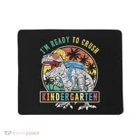 I'm Ready To Crush Kindergarten Dinosaur First Day Of School Mousepad thumb 0