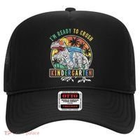 I'm Ready To Crush Kindergarten Dinosaur First Day Of School Hat thumb 0