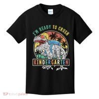I'm Ready To Crush Kindergarten Dinosaur First Day Of School Kids T-Shirt thumb 0