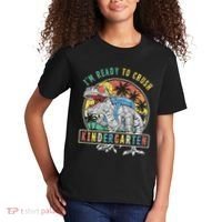 I'm Ready To Crush Kindergarten Dinosaur First Day Of School Kids T-Shirt thumb 2