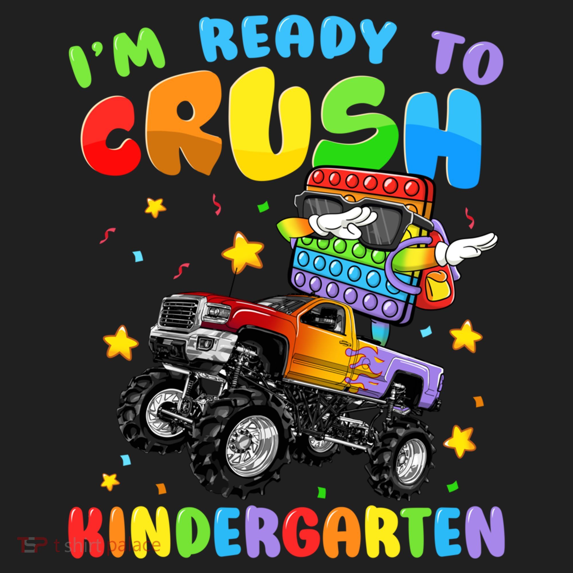 I'm Ready To Crush Kindergarten Poppin’ First Day Of School Gift Beanie