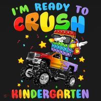 I'm Ready To Crush Kindergarten Poppin’ First Day Of School Gift Women's Hoodie thumb 2