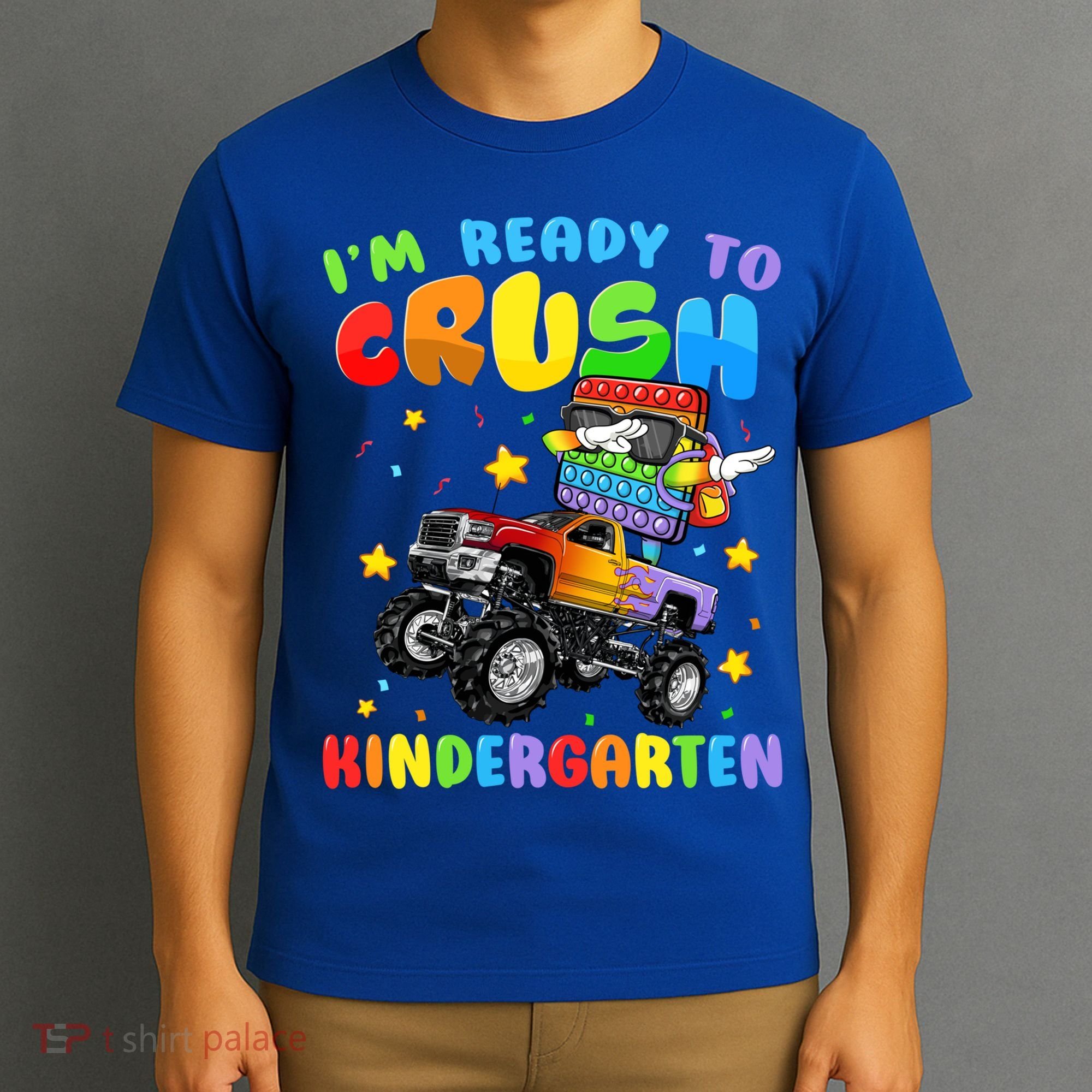 I'm Ready To Crush Kindergarten Poppin’ First Day Of School Gift T-Shirt