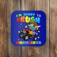I'm Ready To Crush Kindergarten Poppin’ First Day Of School Gift Coaster thumb 0