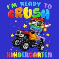 I'm Ready To Crush Kindergarten Poppin’ First Day Of School Gift Polo thumb 2