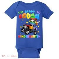 I'm Ready To Crush Kindergarten Poppin’ First Day Of School Gift Baby Bodysuit thumb 0