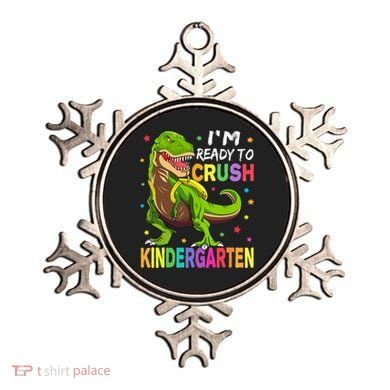 I'm Ready To Crush Kindergarten Back To School Dinosaur Ornament