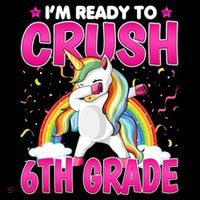 Im Ready To Crush Six Grade Dabbing Unicorn 6Th Grade Funny Gift Coffee Mug thumb 5