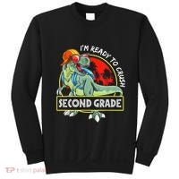 Im Ready To Crush 2nd Grade Dinosaur 1st Day Of School Back To School Sweatshirt thumb 0