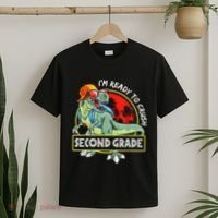 Im Ready To Crush 2nd Grade Dinosaur 1st Day Of School Back To School T-Shirt thumb 2