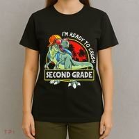 Im Ready To Crush 2nd Grade Dinosaur 1st Day Of School Back To School T-Shirt thumb 4
