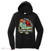 Im Ready To Crush 2nd Grade Dinosaur 1st Day Of School Back To School Women's Hoodie thumb 0