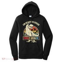 I'm Ready To Crush 1st Grade Dinosaur T Rex Back To School Women's Hoodie thumb 0