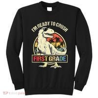 I'm Ready To Crush 1st Grade Dinosaur T Rex Back To School Sweatshirt thumb 0