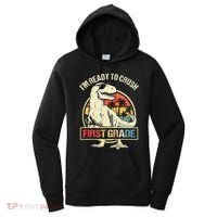 I'm Ready To Crush 1st Grade Dinosaur T Rex Back To School Women's Hoodie thumb 0