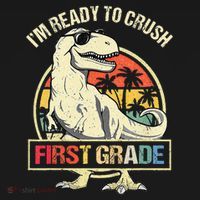 I'm Ready To Crush 1st Grade Dinosaur T Rex Back To School Mousepad thumb 1