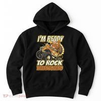 I'm Ready To Rock Thanksgiving Turkey Monster Truck Hoodie thumb 0