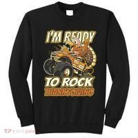 I'm Ready To Rock Thanksgiving Turkey Monster Truck Sweatshirt thumb 0