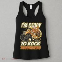 I'm Ready To Rock Thanksgiving Turkey Monster Truck Women's Tank Top thumb 3