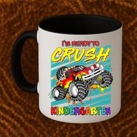 I'm Ready To Crush Kindergarten Monster Truck Coffee Mug thumb 2