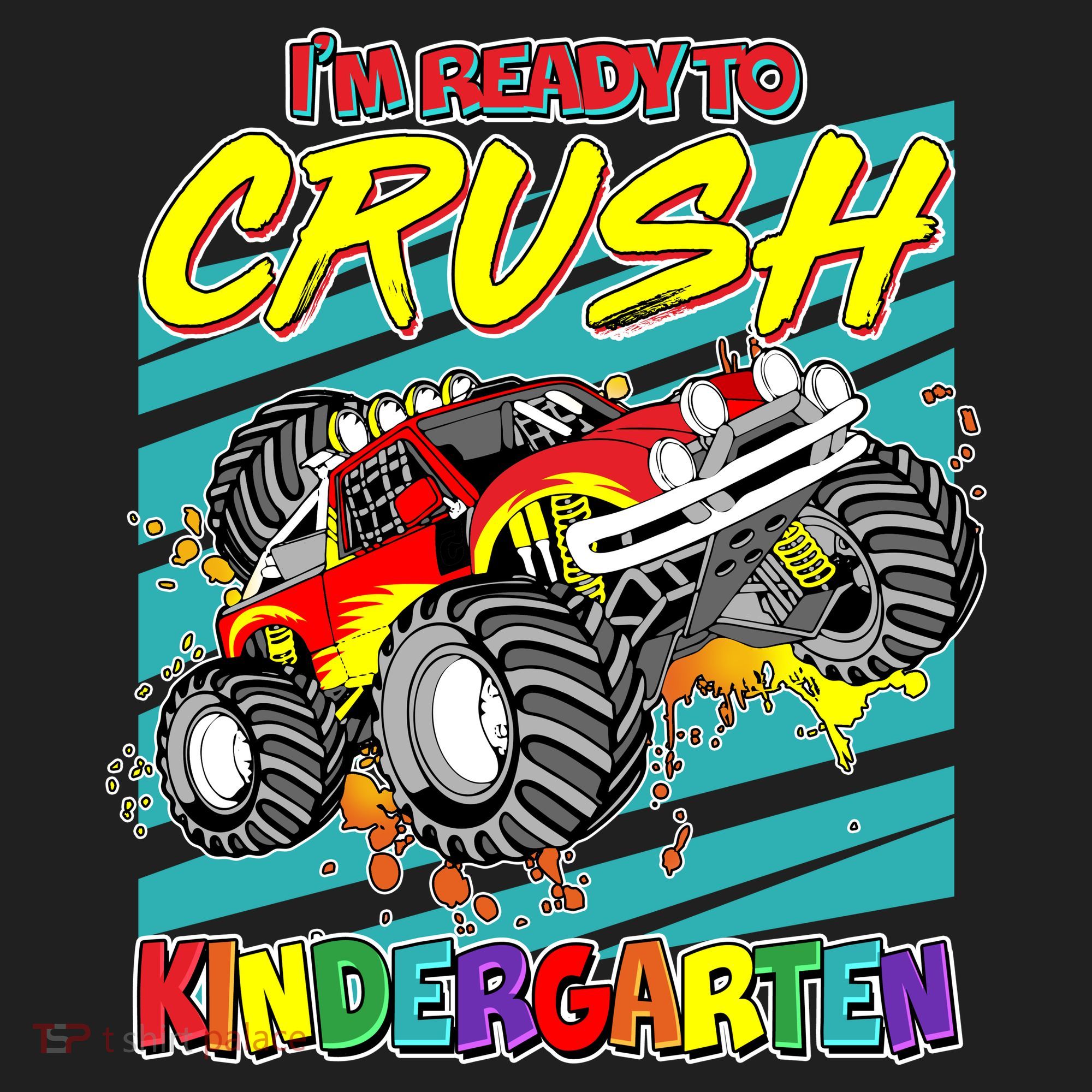 I'm Ready To Crush Kindergarten Monster Truck Beanie
