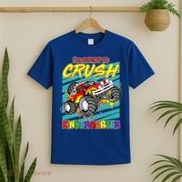 I'm Ready To Crush Kindergarten Monster Truck T-Shirt thumb 2
