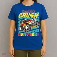 I'm Ready To Crush Kindergarten Monster Truck T-Shirt thumb 4