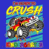 I'm Ready To Crush Kindergarten Monster Truck T-Shirt thumb 7