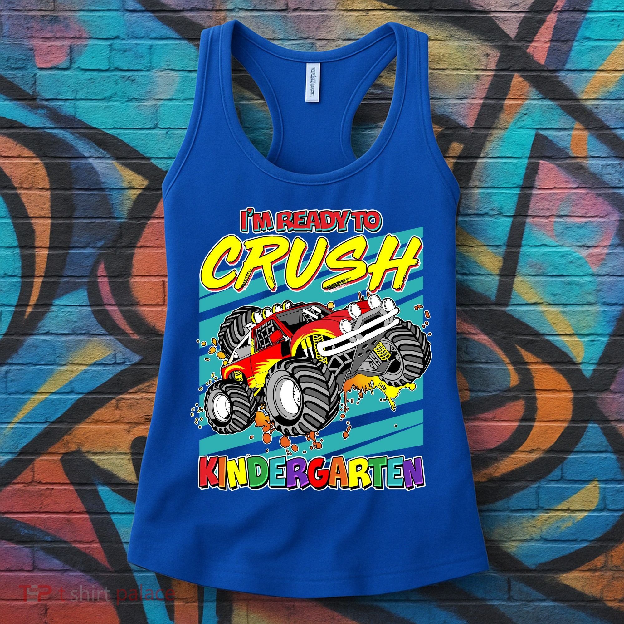 I'm Ready To Crush Kindergarten Monster Truck Women's Tank Top