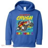 I'm Ready To Crush Kindergarten Monster Truck Toddler Hoodie thumb 0