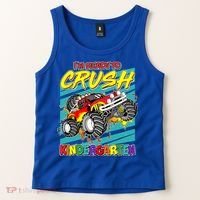 I'm Ready To Crush Kindergarten Monster Truck Tank Top thumb 2