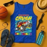 I'm Ready To Crush Kindergarten Monster Truck Tank Top thumb 4