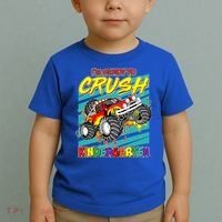 I'm Ready To Crush Kindergarten Monster Truck Toddler T-Shirt thumb 2