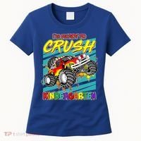 I'm Ready To Crush Kindergarten Monster Truck Women's T-Shirt thumb 0