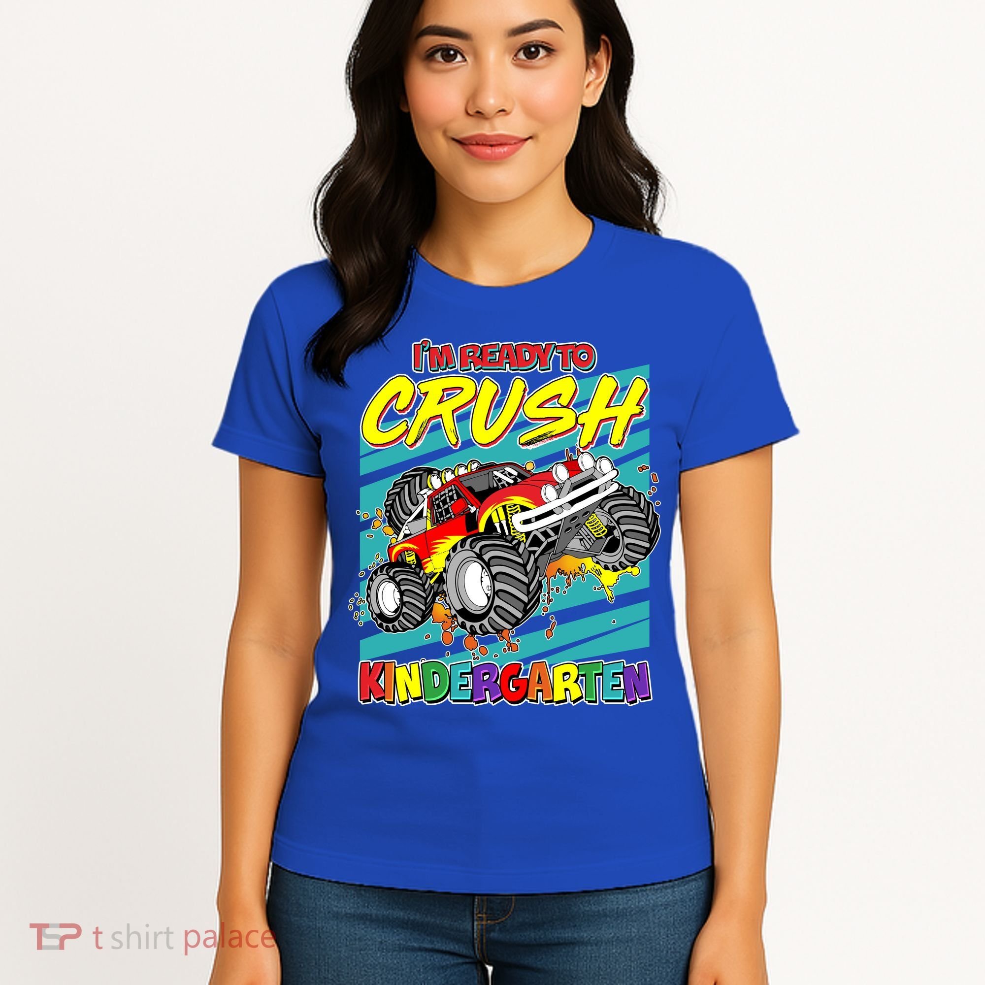 I'm Ready To Crush Kindergarten Monster Truck Women's T-Shirt