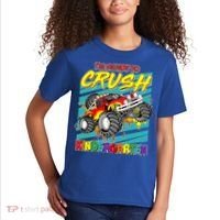 I'm Ready To Crush Kindergarten Monster Truck Kids T-Shirt thumb 2