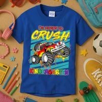 I'm Ready To Crush Kindergarten Monster Truck Kids T-Shirt thumb 3