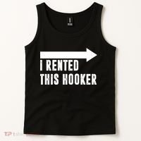 I Rented This Hooker Funny Tank Top thumb 2
