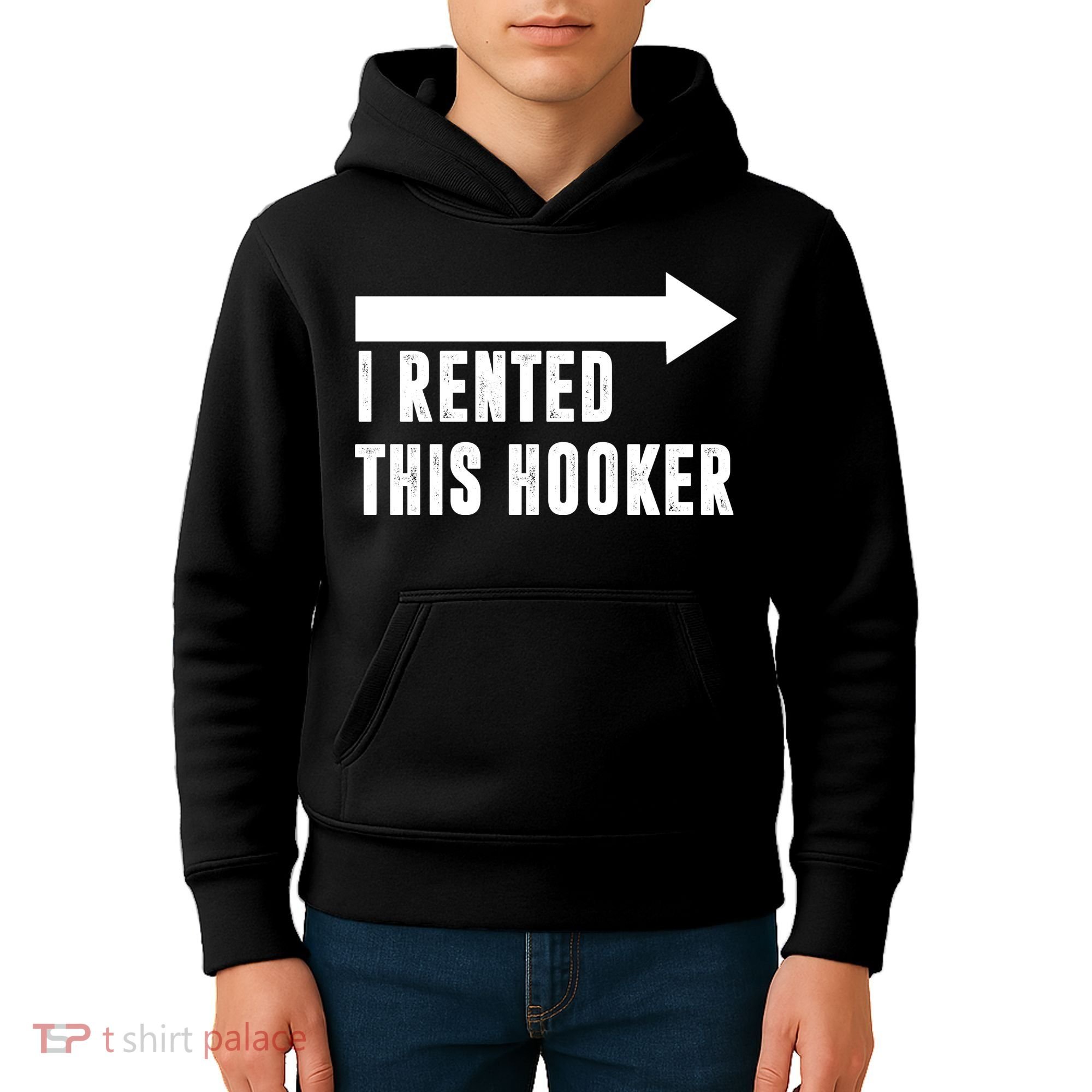 I Rented This Hooker Funny Kids Hoodie