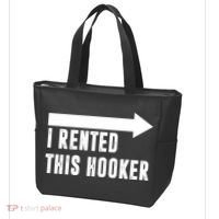 I Rented This Hooker Funny Tote Bag thumb 3