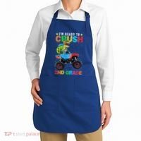 Im Ready To Crush 2nd Grade Monster Truck Dinosaur Apron thumb 2